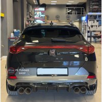 CUPRA FORMENTOR ARKA DİFÜZÖR TAMPON EKİ (pianoblack plastik 