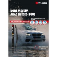 Würth Araç Cam Sileceği 4 Mevsim 650 mm - 9 Aparatlı (1 Adet