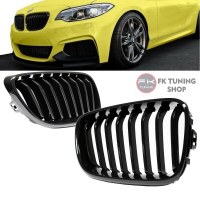 Bmw F22 Ön Panjur Seti Böbrek Tek Çizgi Pianoblack 2 Serisi 2014-2018
