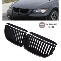 Bmw E90 Ön Panjur Seti Böbrek Tek Çizgi Pianoblack 2005-2008