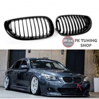 Bmw E60 Ön Panjur Seti Böbrek Tek Çizgi Pianoblack 2003-2009 5 Serisi