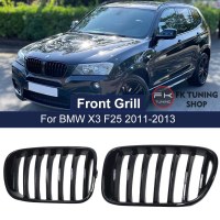 Bmw F25 X3 Ön Panjur Seti Böbrek Tek Çizgi Pianoblack 2011-2013