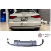 AUDİ A4 B9 S4 ARKA DİFÜZÖR 2016-2019 (taiwan plastik)