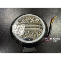 Off Road Angel Çakarlı Çift Renk Gündüz Ledi Yuvarlak Çalışma Lambası 1 ADET