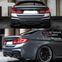 Bmw G30 Type 2 Dizayn Arka Difüzör Taiwan Malı M Technic uyumlu 2017 ve üzeri