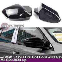 BMW G60 M AYNA KAPAĞI PIANO BLACK  (plastik) tırnaklı-ithal