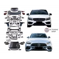Mercedes Benz W205 uyumlu W206 C63 Dönüşüm Body Kit Seti 2014-2020