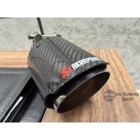 AKRAPOVİÇ EGZOZ UCU TEK ÇIKIŞ CARBON 90mm 1 adet ORJİNAL