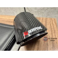 AKRAPOVİÇ EGZOZ UCU TEK ÇIKIŞ CARBON 100mm 1 adet ORJİNAL