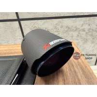 AKRAPOVİÇ EGZOZ UCU TEK ÇIKIŞ CARBON YANIK DİZAYN 100mm 1 adet ORJİNAL