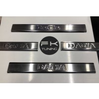 Dacia Sandero Krom Kapı Eşiği 4 Parça Takım 2007 2012 (gerçek resim)