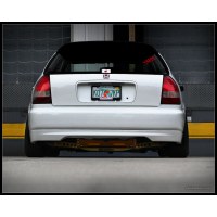 HONDA CİVİC ARKA TAMPON EKİ 96-01 MUGEN MODEL HB (polyester-boyasız)
