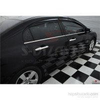 HONDA CİVİC FD6 KROM CAM ÇITASI 6 PARCA 2006-2012