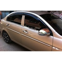 HYUNDAİ ACCENT ERA KROM CAM ÇITASI 4 PARÇA 2006 ÜZERİ