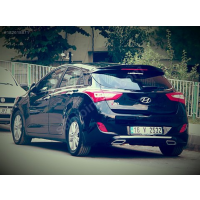 HYUNDAİ İ30 DİFUZOR KROMLU CİFT EGZOZ GORUNUMLU (plastik)