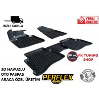 Seat İbiza 3D Havuzlu Oto Paspas Seti Perflex 2017 ve üzeri
