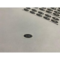 AUDİ ANAHTAR LOGOSU 1,5 cm (5 ADET