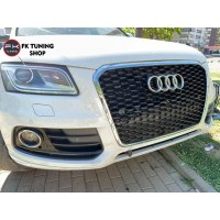 AUDİ Q5 RSQ5 ÖN PANJUR 2013-2015 Pianoblack-Krom Çerçeve