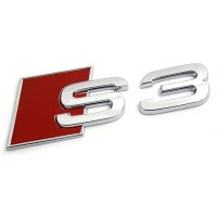 Audi S3 Logo Yapıştırmalı Krom Renk