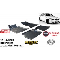 Bmw E60 3D Havuzlu Oto Paspas Seti Perflex Marka 2004-2010