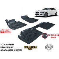 Bmw F20 3D Havuzlu Oto Paspas Seti Perflex Marka 2011 Ve Üzeri