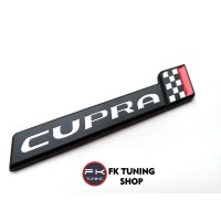 CUPRA LOGO METAL BAGAJ-ÇAMURLUK (YAPIŞTIRMALI- SİYAH 13.7 CM