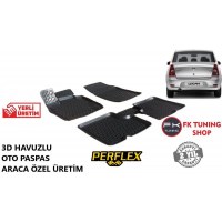 Dacia Logan 3D Havuzlu Oto Paspas Seti Perflex Marka 2004-2012 Kampanya
