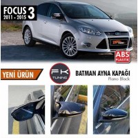 FORD FOCUS 3 AYNA KAPAĞI YARASA AYNA KAPAĞI 2011-2015 (pianoblack)