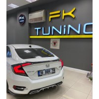 HONDA CİVİC FC5 LED STOP ANİMASYONLU 2016-2021 Smoke