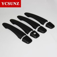 TOYOTA HİLUX VİGO CHAMP KAPI KOLU MAT SİYAH KAPLAMASI 2012-2015