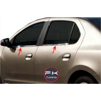 Renault Symbol Krom Cam Çıtası 2013 ve üzeri 4 Parça