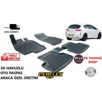 Seat Leon 3D Havuzlu Oto Paspas Seti Perflex 2006-2012 kampanya