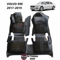 Volvo S90 5D Havuzlu Paspas Seti Deluxrider Siyah Renk 2017-2019