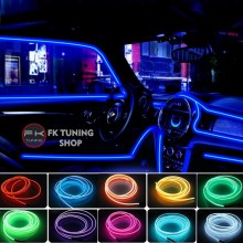 KIRMIZI RENK NEON İP LED AMBİYANS AYDINLATMA TORPİDO , KAPI vs. 2 Metre