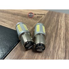 LED AMPÜL BEYAZ RENK ÇİFT DUYLU 33 LEDLİ MERCEKLİ TİP