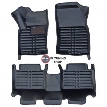 Nissan X-trail 5D Havuzlu Paspas Seti Deluxrider  Siyah Renk 2015-2021