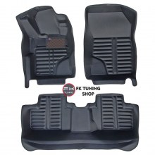 Honda Civic Fb7 5D Havuzlu Paspas Seti Deluxrider Siyah Renk 2012-2016
