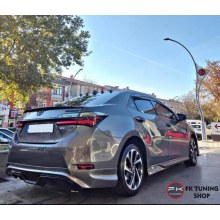 Toyota Corolla Arka Tampon Eki Custom 2013 ve üzeri (polyester-boyasız)