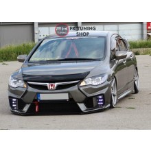 HONDA CİVİC FD6 RS ÖN TAMPON SETİ 2006-2012 (polyester-boyalı)