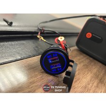 Usb Girişi Şarj Cihazı 3.0 2 Girişli Mavi Ledli Her Araca Uygun Usb Girişi Şarj Cihazı 3.0 2 Girişli Mavi Ledli Her Araca Uygun
