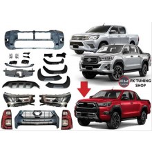 Toyota Hilux Revo Rocco Body Kit 2021 Dönüşüm Far & Stop Set 2016-2020