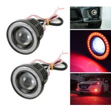 Mercekli Led Sis Angel Eyes Halkalı 7,6 cm (beyaz led+kırmızı angel 