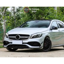 Mercedes W117 Cla Ön Tampon Eki + Tampon Kaşları Amg Uyumlu 16-18