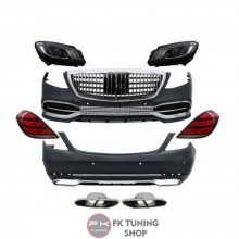 Mercedes Benz W222 Maybach Body Kit Seti S Serisi Far-Stop Dahil 2014-2020 