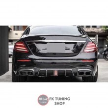 Mercedes Benz W213 Brbus Arka Difüzör & Krom Egzoz & Çakarlı 2016-2019
