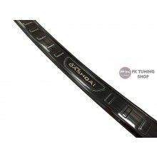 Nissan Qashqai Arka Tampon Üst Kaplama Titanyum Siyah 2014-2020