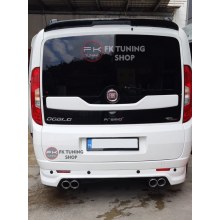Fiat Doblo Arka Tampon Eki Difüzör (polyester/boyasız) 2015 ve üzeri