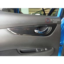 Nissan Qashqai İç Kapı Kolu Kaplaması Karbon Renk 2014-2020