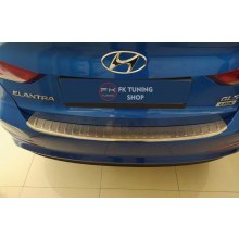 Hyundai Elantra Arka Tampon Üst Koruma Kromu 2016-2019