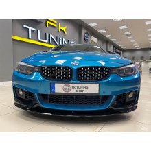 BMW F36 M PERFORMANCE ÖN TAMPON EKİ LİP PARLAK SİYAH taiwan